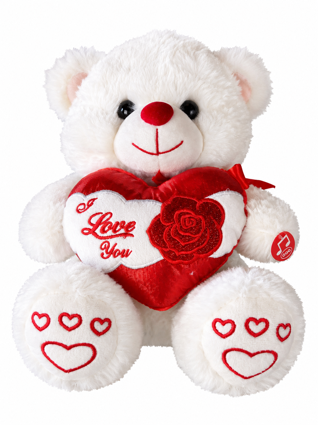 Oso Blanco I Love You, vista del producto