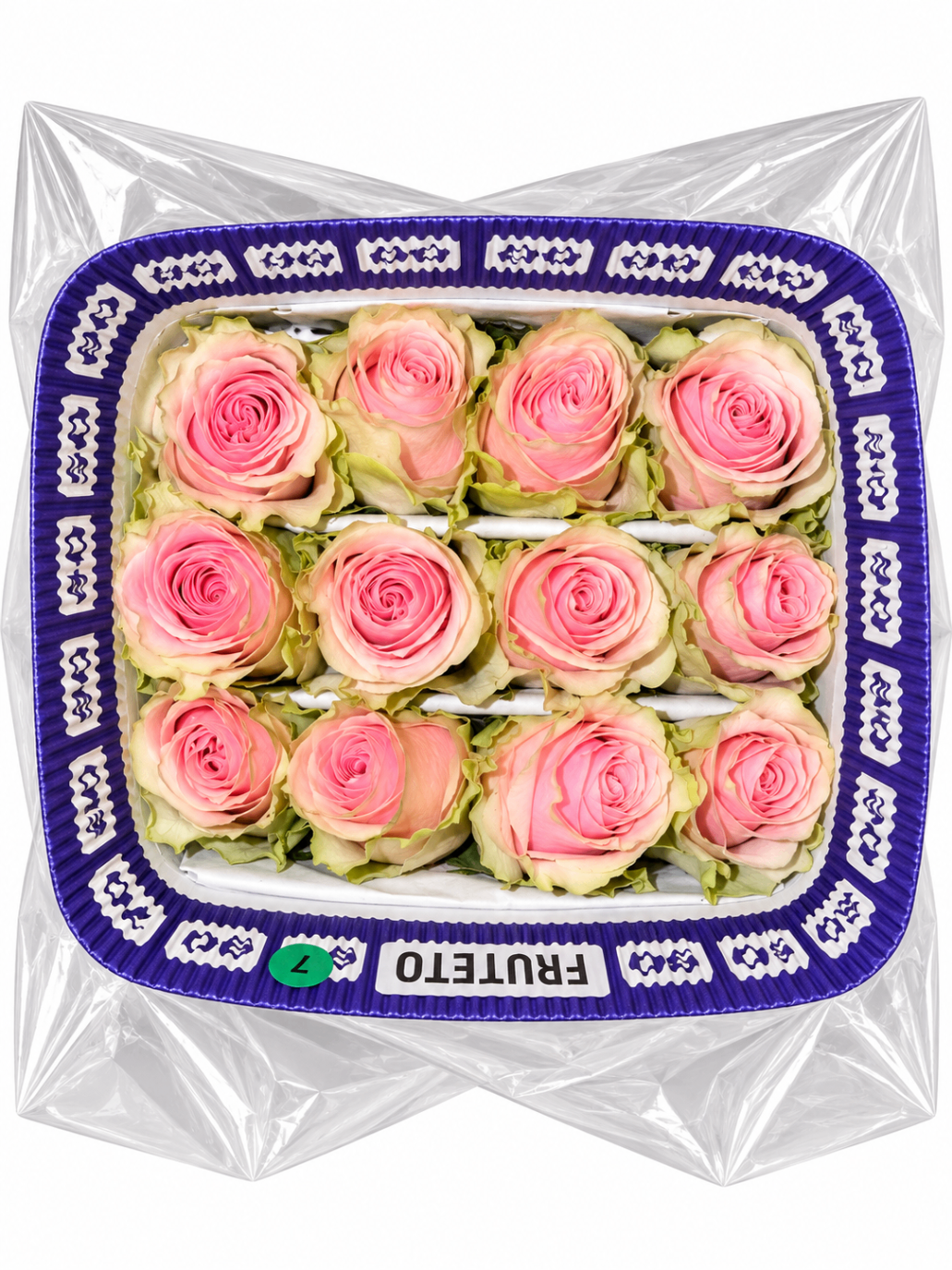 Rosas Rosa y Verde, vista del producto