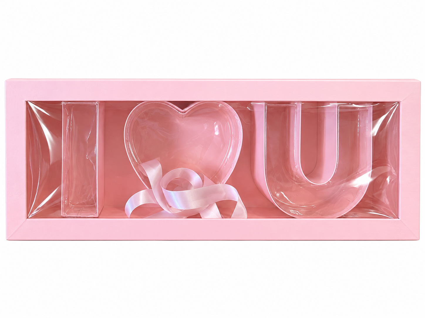 Caja I ❤️ U Rosa, vista del producto
