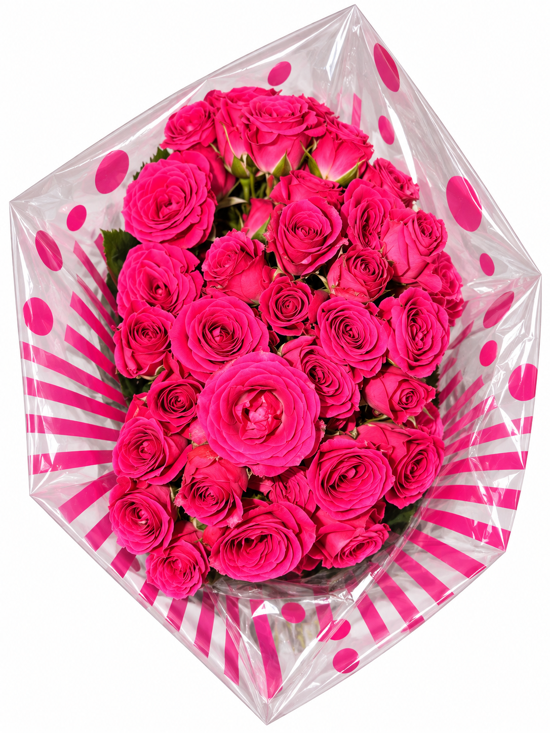 Ramo de Rosas Fucsia, vista del producto