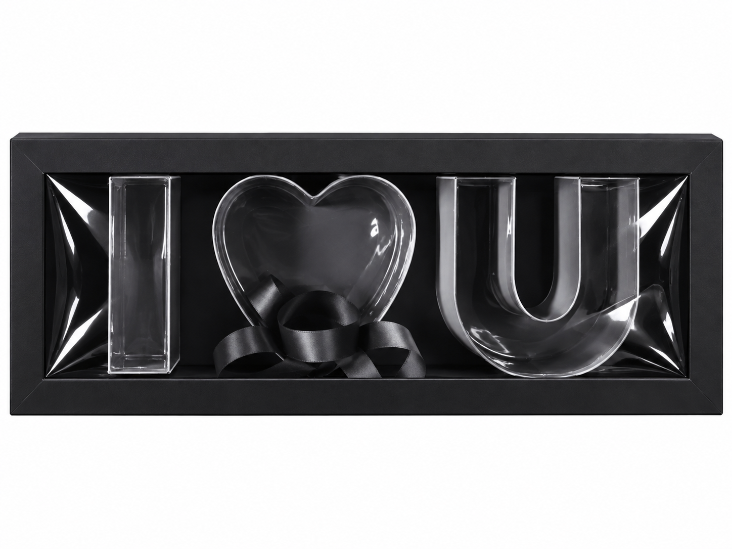Caja I ❤️ U Negra, vista del producto
