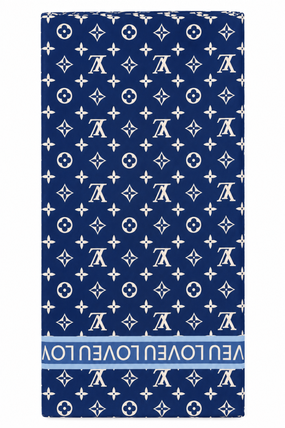 Papel Azul Monograma, vista del producto