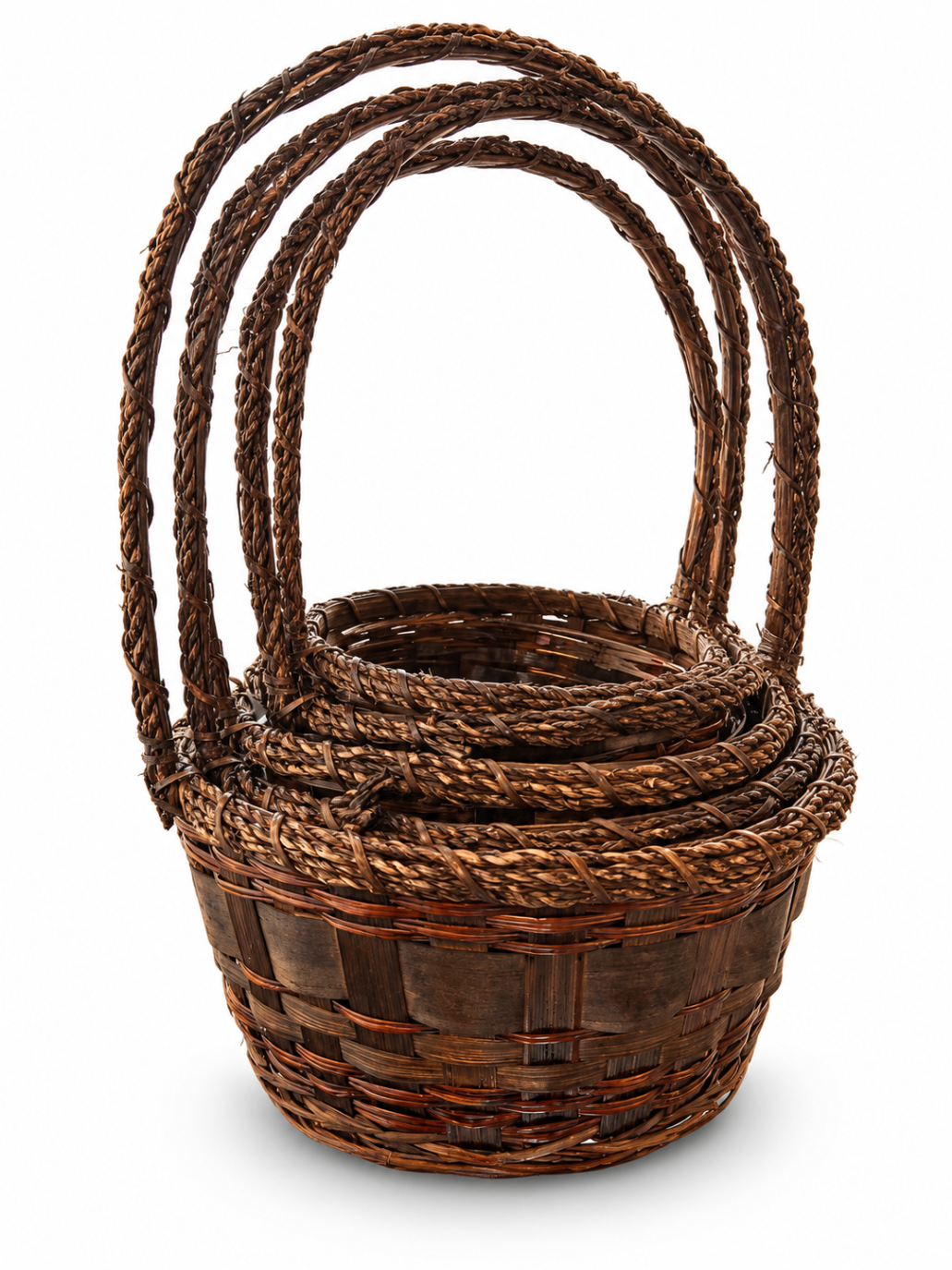 Juego de Canastas Café Oscuro, vista del producto